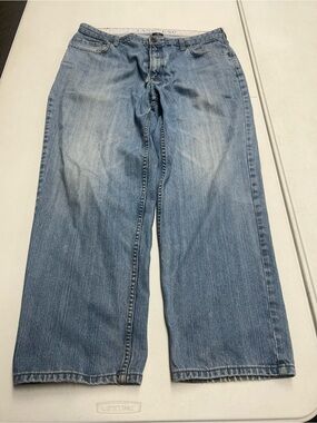 Lands' End 38x40 Men's Light Wash Relaxed Jeans